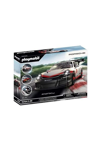 OyuncaklarÜlkesi Playmobil Porsche 911 Gt3 Cup Lighted Cars Playset Toys 70764 (35 Pieces)