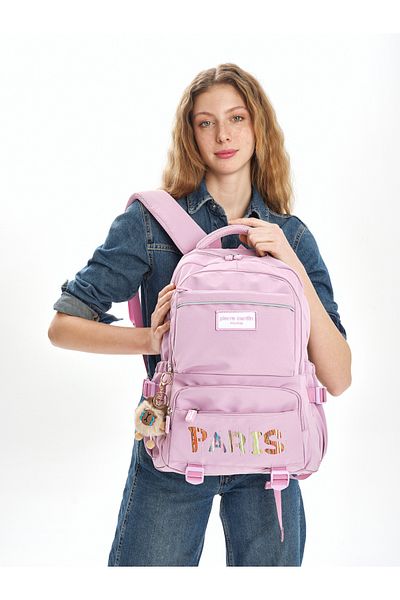Pierre Cardin Girl's Multi-Eye Backpack School Bag 07Pc344
