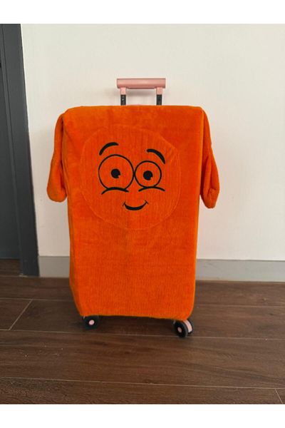 paptex Welsoft Plush Suitcase Cover – Compatible with Medium Size, Protection Against Impact and Scratches