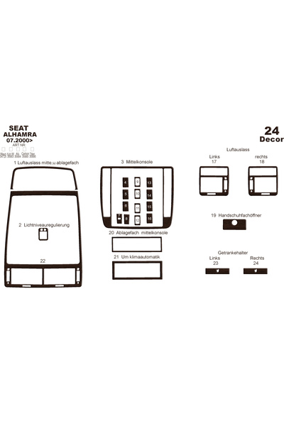 Marscockpitdesign سيت الحمراء كونسول-توربيدو 2000 24 قطعة