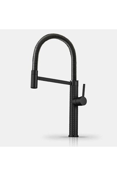 Rain Drop De la Robinetul Meu Kitchen Faucet, with pull-out shower, 49 cm high spout, made of brass