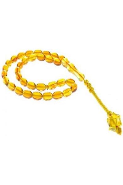 Eagal Amber Yellow Prayer Beads Transparent - 33 Stones
