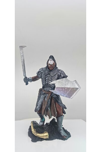 HANART Lord of the Rings Lurtz Figür Yüzüklerin Efendisi Ork Lurtz Figür 21CM...