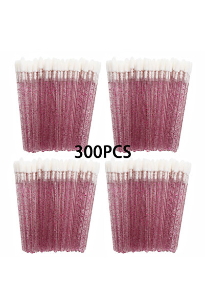 Choice9 Red 300pcs 100/300PCS Crystal Lip Brush Lipstick Gloss Applicator Wands Wholesale For Eyelashes Exte