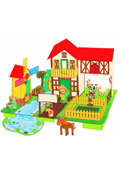 Art Tone LAÇO 3D PUZZLE ÇİFTLİK 108 PARÇA 3+