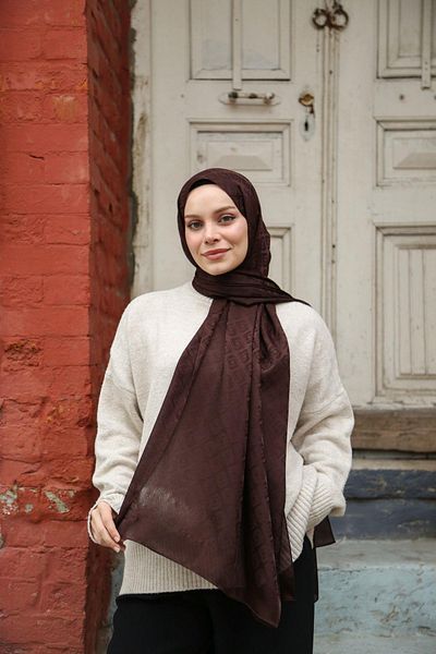 Hint İpek Jacquard Shawl Jakav20-06