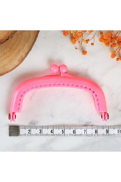 MBB ETİCARET Loren Plastic Wallet Clip-Pink