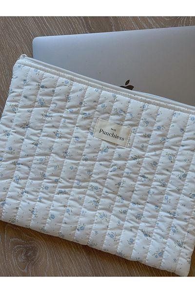 Punchiess Blue Meadow Laptop Tablet Case 15-16 Inch