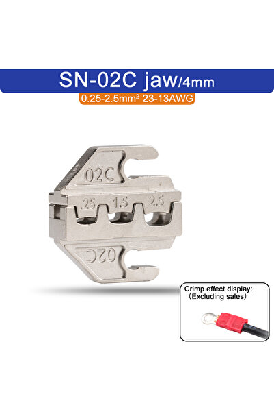 Choice6 SN-02C jaw 1 pcs SN Crimping Pliers Jaw(Width 4mm/Pliers 190mm) Powde...