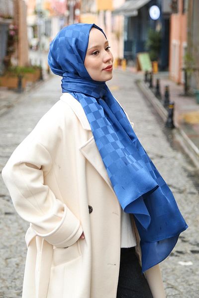 Hint İpek Jacquard Shawl Jakav16-06
