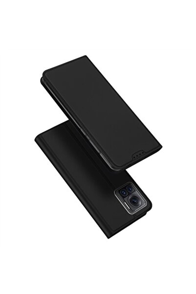 dalip Husă de protecție „Skin Pro” pentru Motorola Edge 30 Fusion, piele, neagră