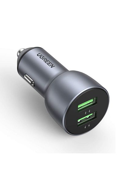 Dali Încărcător auto, încărcare rapidă, 2xUSB-A, 36W, 3A, ABS, albastru închis