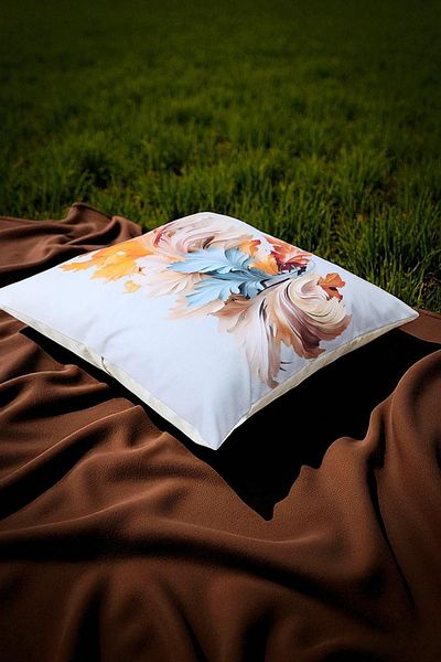 lissehome Autumn Breeze Digital Printed Throw Pillow Case - 40X40 cm