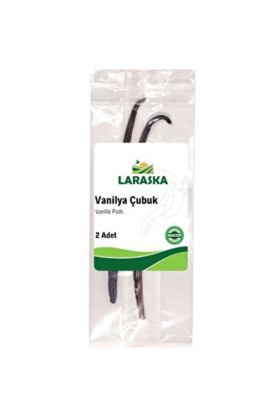 Laraska Vanilya Çubuk 2 Adet Doğal Gerçek Vanilya - Vanilla Pods 2qty