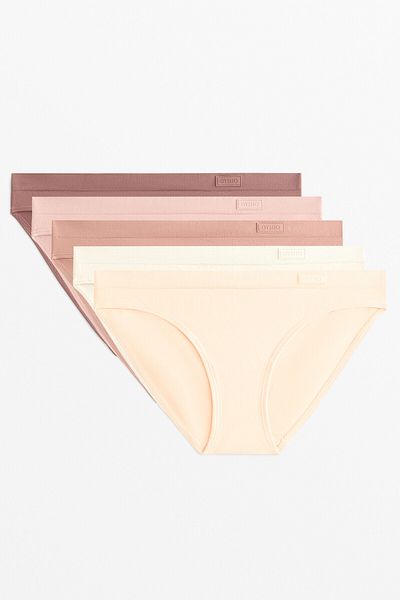 Oysho 5 seamless soft touch classic briefs