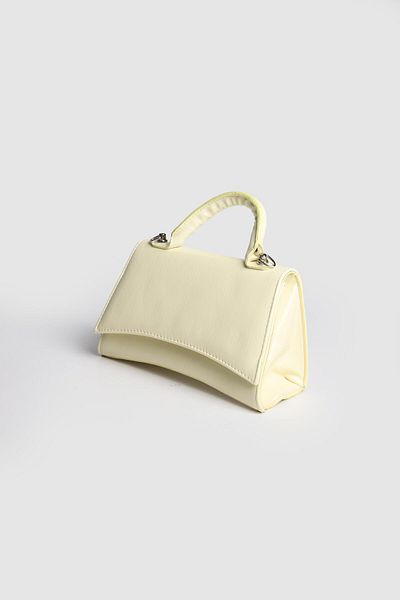 La La'Graccio Paris Lagraccio Paris Women's Bawy Design Hand and Crossbody Bag Yellow