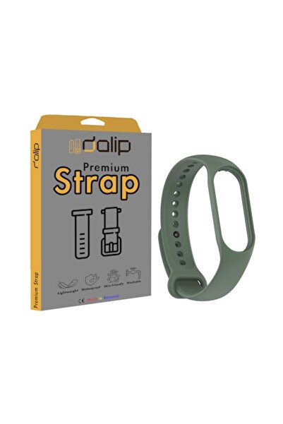 dalip Curea pentru Xiaomi Mi Band 5, FlexiBelt, Silicon, Verde Inchis