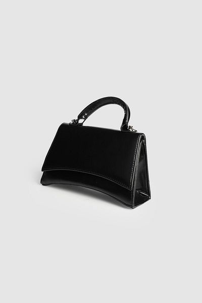 La La'Graccio Paris Lagraccio Paris Women's Bawy Design Hand and Crossbody Bag Black