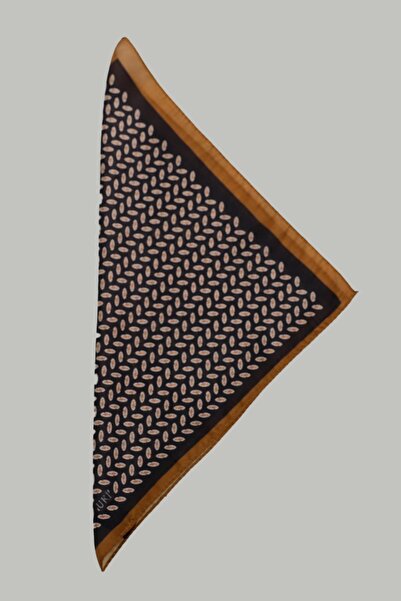 Uki KAHVE Desenli Mendil