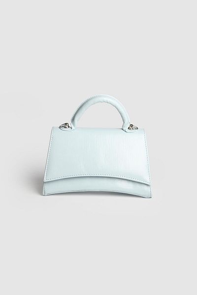 La La'Graccio Paris Lagraccio Paris Women's Bawy Design Hand and Crossbody Bag Baby Blue