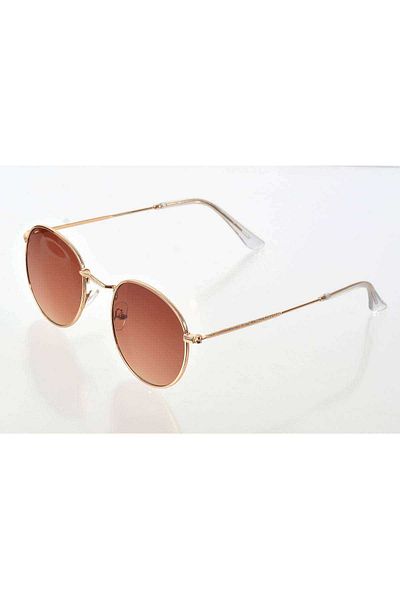 MBB ETİCARET Yellow Metal Frame Sunglasses - Fashion Eyewear