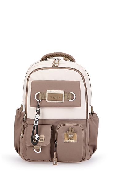 Pierre Cardin Unisex Children's Multi-Eye Backpack School Bag 07Pc18828