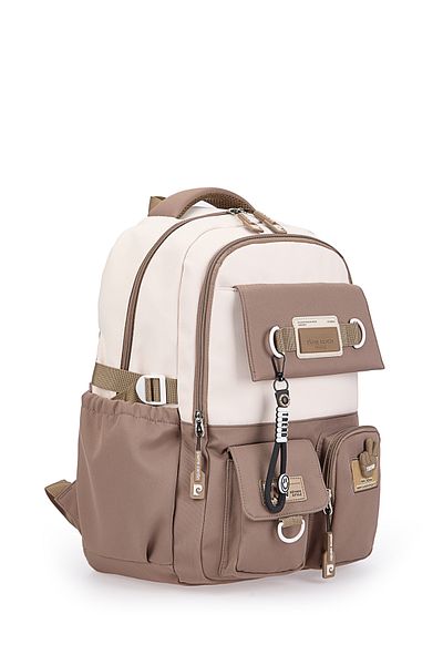 Pierre Cardin Unisex Children's Multi-Eye Backpack School Bag 07Pc18828