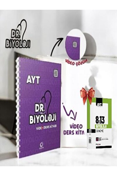 Oksijen Yayınları 2026 Barış Hoca DR. BİYOLOJİ AYT VİDEO DERS KİTABI-AYT Dene...