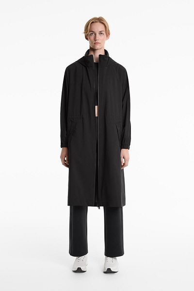 Oysho Super extra lightweight 10K waterproof packable long jacket