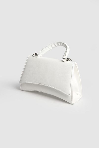 La La'Graccio Paris Lagraccio Paris Women's Bawy Design Hand and Crossbody Bag White