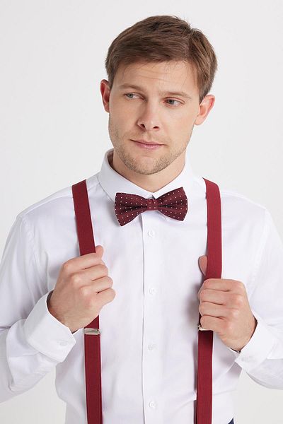 Tudors Men's Slim Fit Premium Lycra Cotton Satin White Shirt