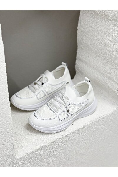 Guja 25Y308 TAŞLI TRİKO SNEAKER SPOR AYAKKABI KADIN