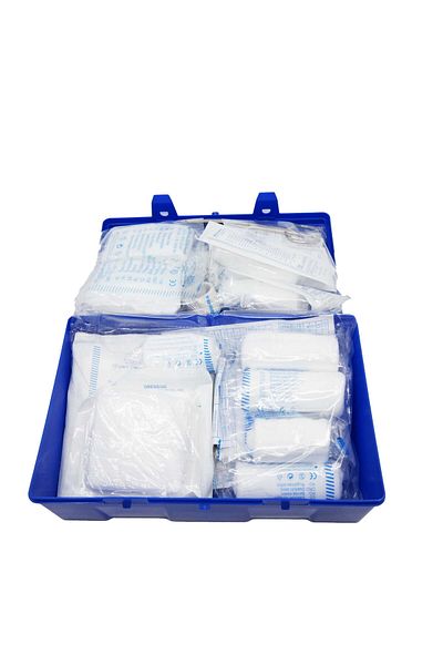 RUNKIT Trusa sanitara auto DIN13164, aviz MS si RAR, albastra