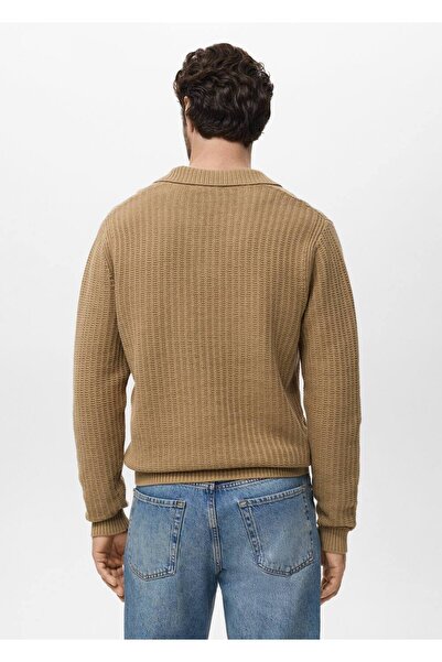 MANGO Man %100 pamuk polo tarz kazak