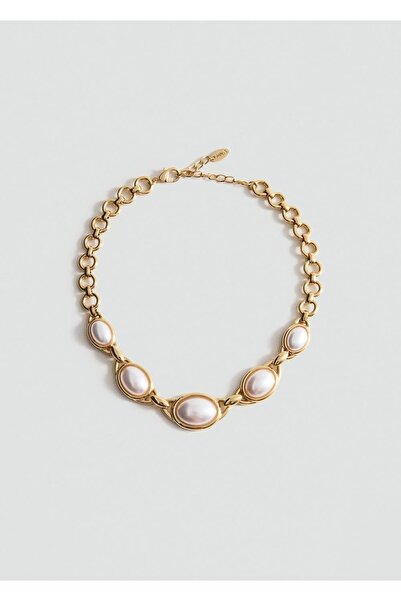 MANGO Woman Karma inci kolye