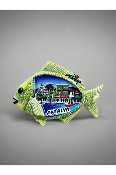 Mundy ANTALYA Temalı Kabartmalı Polyester Magnet 8,5 cm x 6cm