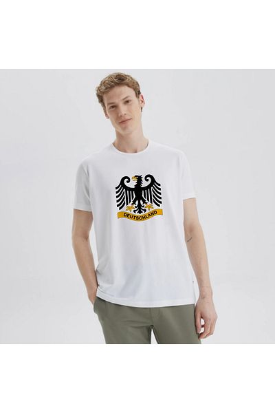 SARI Deutschland Germany Great Arma Detail Tshirt 100% Cotton