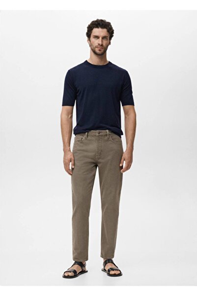 MANGO Man Ben cropped tapered fit jean pantolon