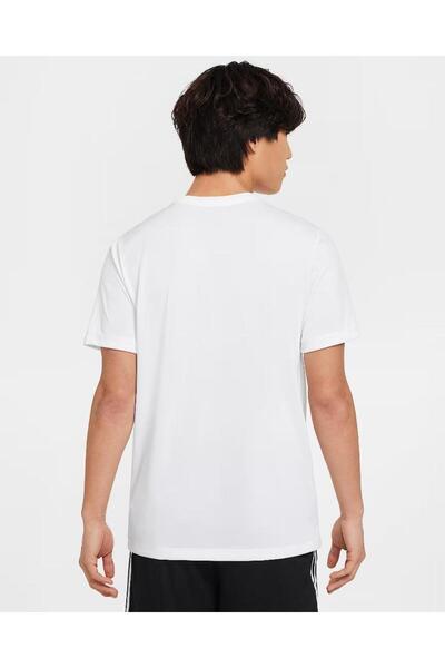 Nike Чоловіча біла баскетбольна футболка Dri-Fit