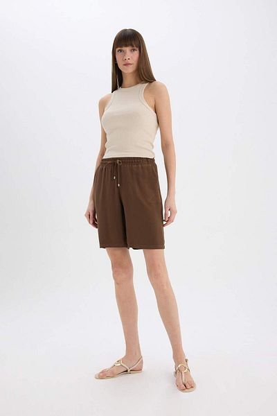 DeFacto High Waist Short Leg Belmando Shorts I6760AZ24HS