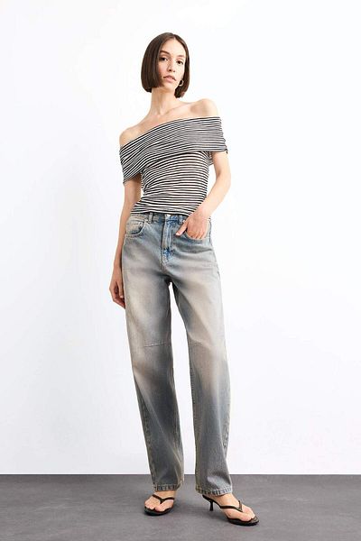 DeFacto Παντελόνι Jean Baggy Fit G0459AX25SM