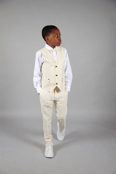 Ugly Duck 03 - 14 Years Old Boy Beige Vest Suit