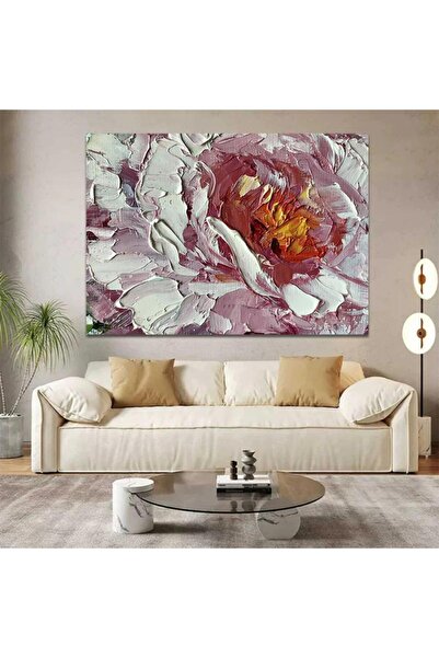 SND لوحة جدارية قماشية كانفس بوهيمية بإطار خشبي مخفي، 50×70 سم