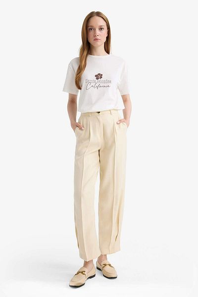 DeFacto Regular Fit Satin Trousers F8736Ax25Au