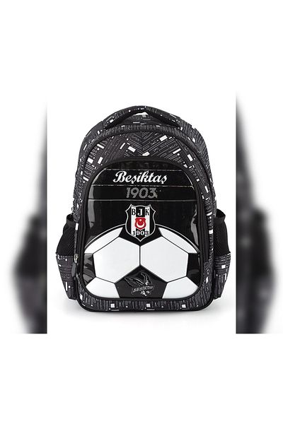 Beşiktaş School Backpack, Licensed Double Eyed Pen Bag