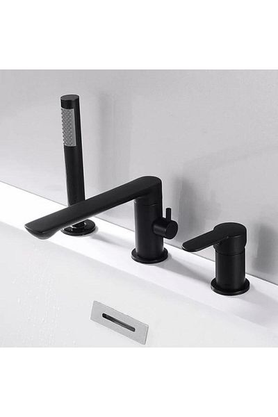 Rain Drop De la Robinetul Meu 3-hole bathtub faucet, made of brass, single-lever operation system