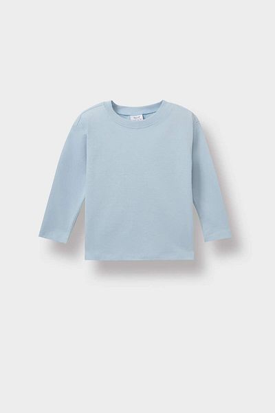 DeFacto Baby Boy Crew Neck Basic μακρυμάνικο μπλουζάκι E8354A525AU