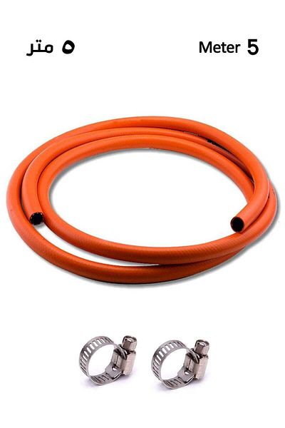 Rani Elegant Home 5 Meter Gas Hose with Leak-Proof Seals