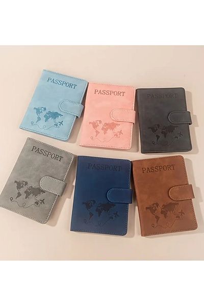ORGANICYOU Shanghai Rfid Multifunctional Travel Passport Book, Card Holder, Wallet, Id Card