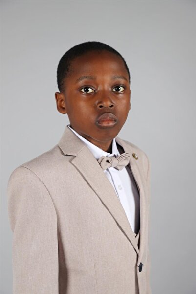 Ugly Duck 09 - 14 Years Old Boy Beige Linen Jacket Suit